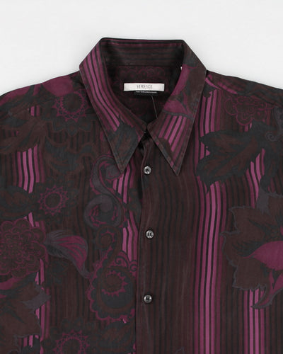 Vintage 90's Versace Silk Shirt - XL