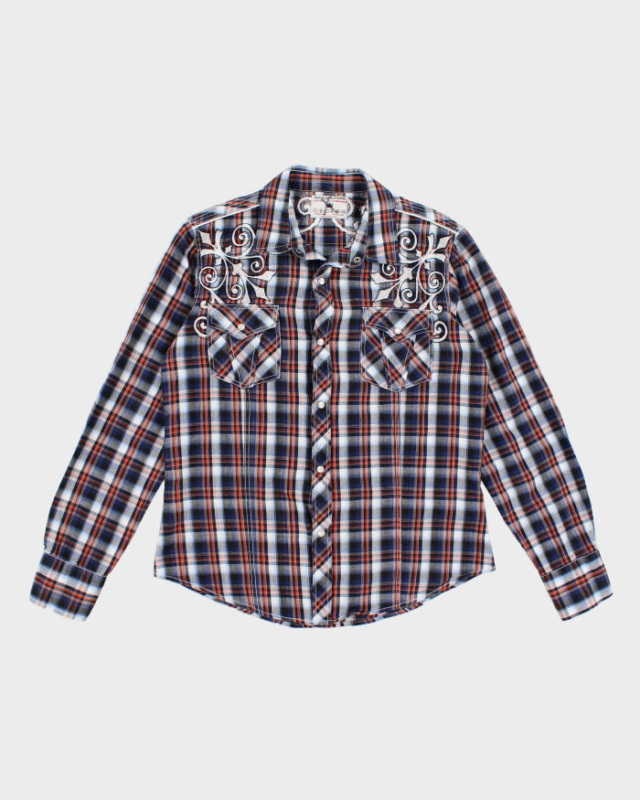 Vintage Y2K Western Style Shirt - M