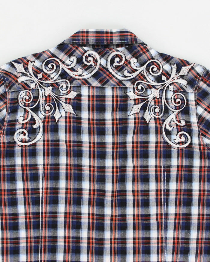 Vintage Y2K Western Style Shirt - M