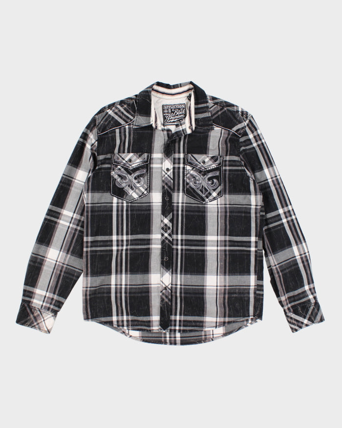 Vintage Y2K Western Style Shirt - L