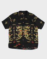 Y2k Citron Men's Silk Dragon Shirt - L