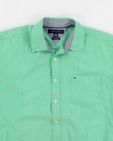 Vintage Tommy Hilfiger Striped Button Shirt - L