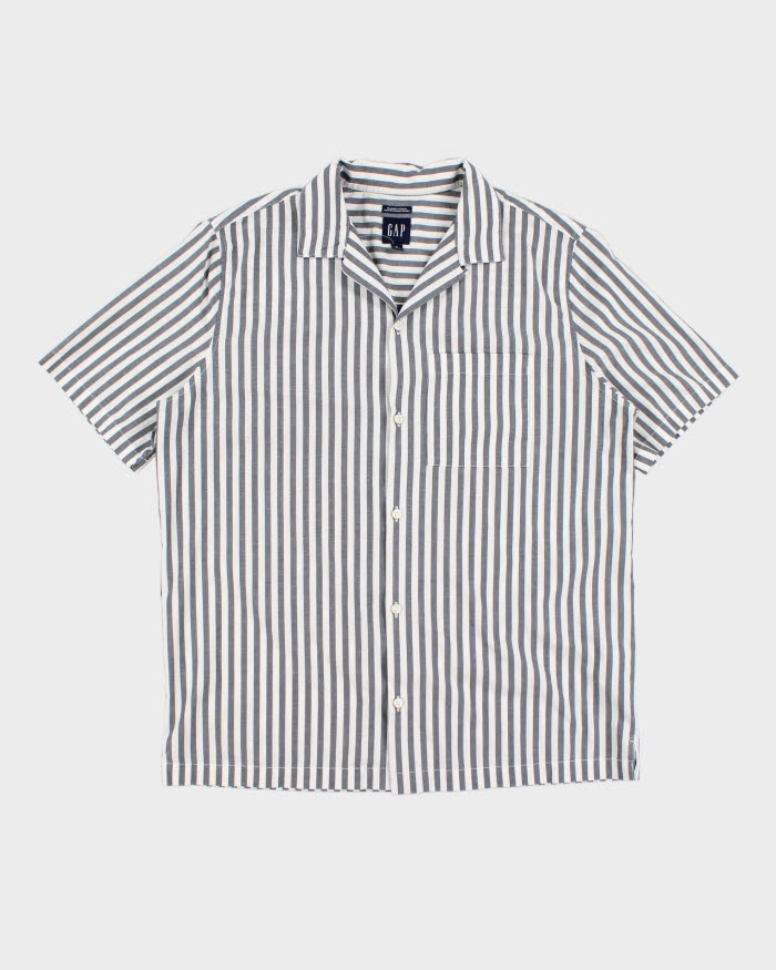 Vintage GAP Striped Button Shirt - M