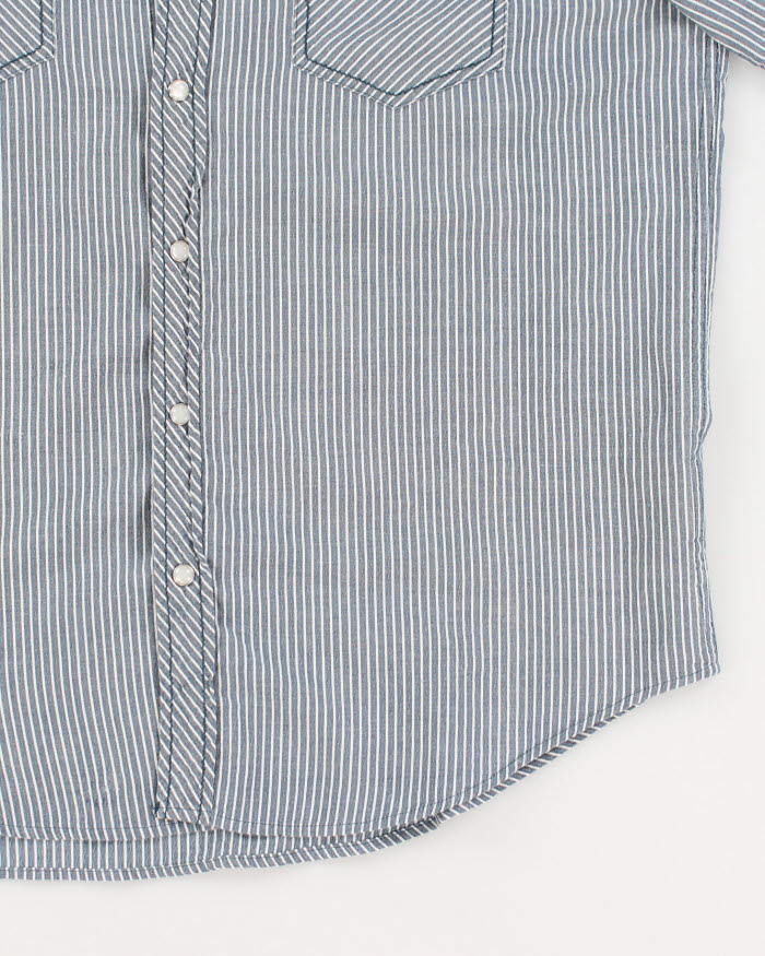 Vintage Men's Levi's Hickory Stripe Western Style Shirt - M