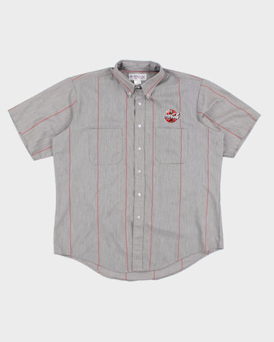 Vintage Coca Cola Embroidered Work Shirt - XL