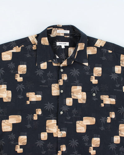 Vintage 90's Pierre Cardin Patterned Button Up Shirt - XL