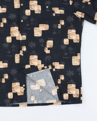 Vintage 90's Pierre Cardin Patterned Button Up Shirt - XL