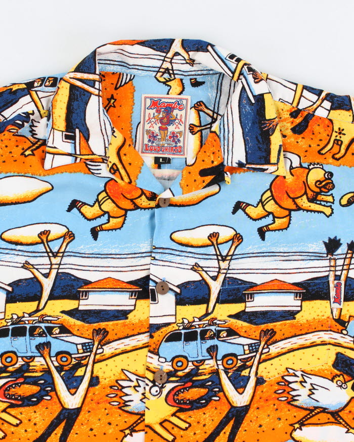Vintage 90's Mambo Hawaiian Button Up Shirt - L