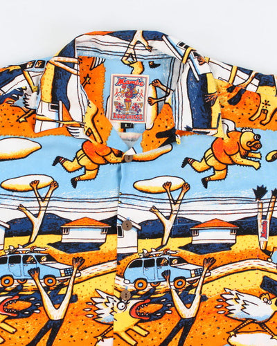 Vintage 90's Mambo Hawaiian Button Up Shirt - L