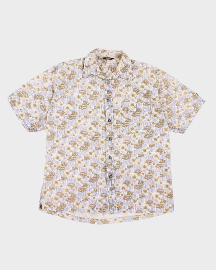 Men's Blue Hawaiian Shirt - M