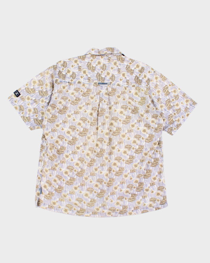 Men's Blue Hawaiian Shirt - M