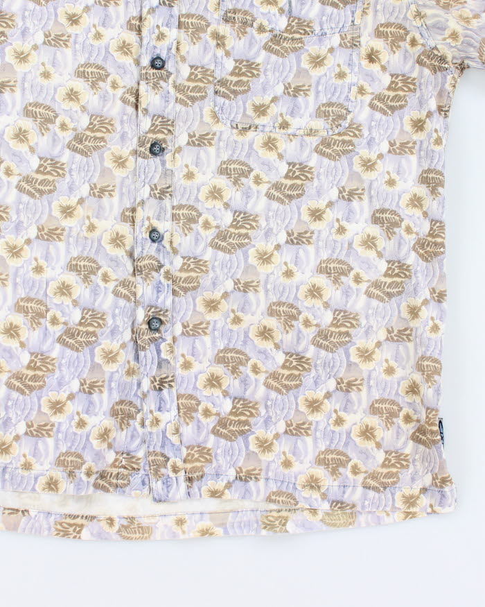 Men's Blue Hawaiian Shirt - M