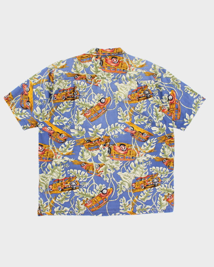 Y2k 00s Beach Crew Hawaiian Shirt - L