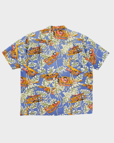 Y2k 00s Beach Crew Hawaiian Shirt - L