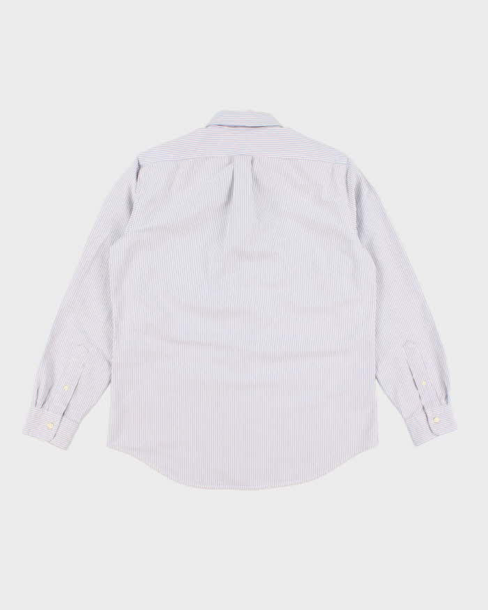 Vintage Men's Ralph Lauren Striped Button Up Shirt - M