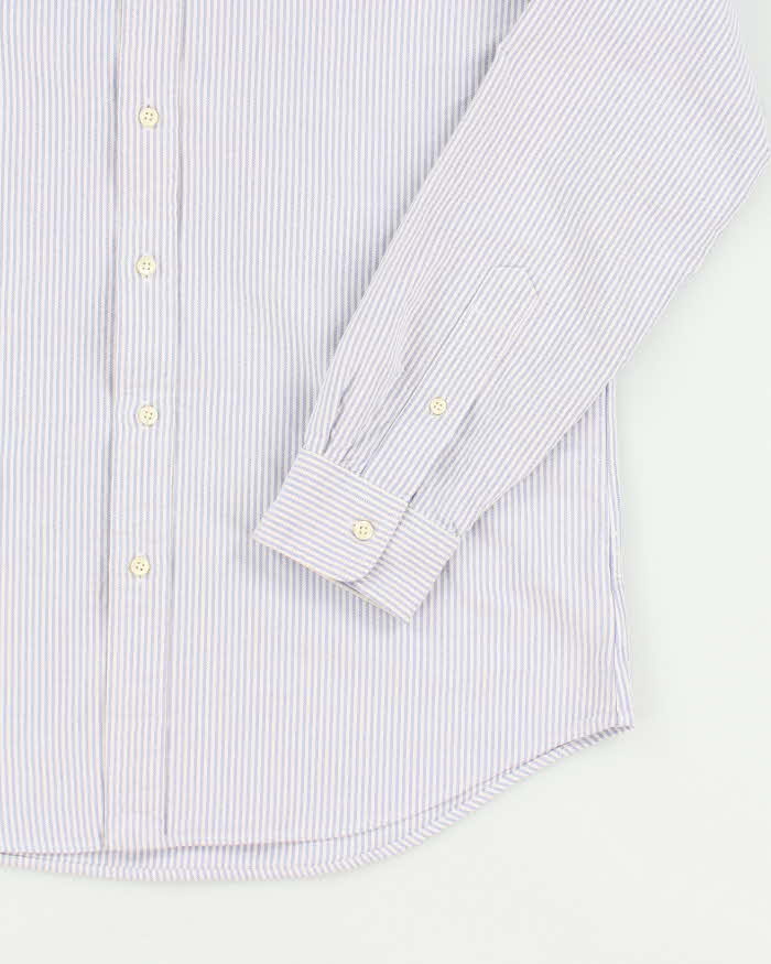 Vintage Men's Ralph Lauren Striped Button Up Shirt - M