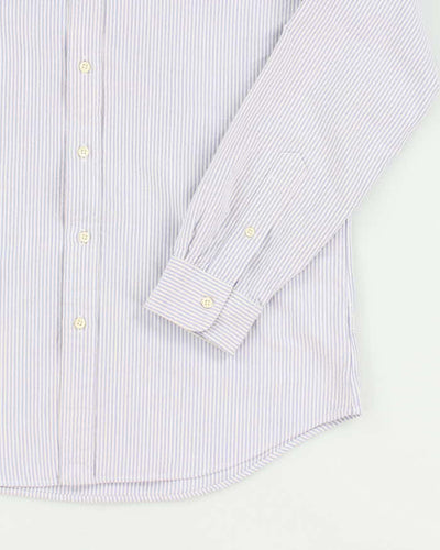 Vintage Men's Ralph Lauren Striped Button Up Shirt - M
