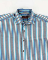 Vintage Etro Striped Button Up Shirt - L