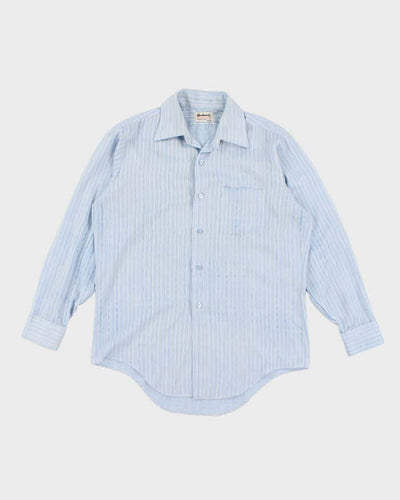 Vintage 80's Men's Woodward Striped Button Up Shirt - L