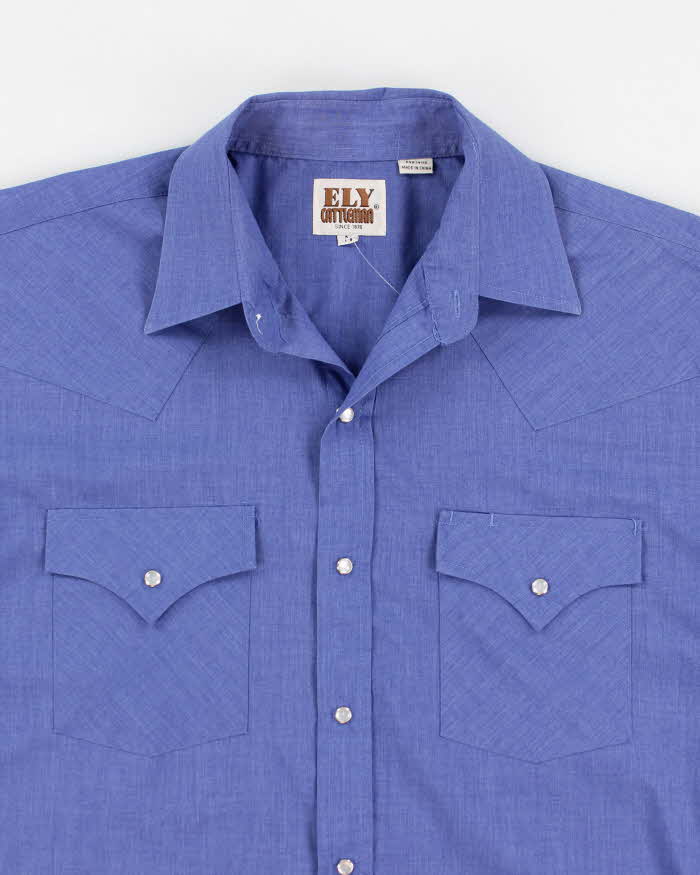 Vintage 90's Western Short Sleeve Shirt - M