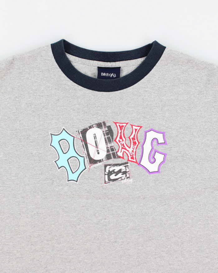 Vintage Billabong Ringer T-Shirt - L