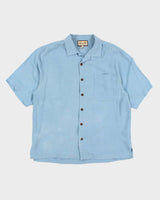 Jamaica Jaxx Blue Silk Shirt - L
