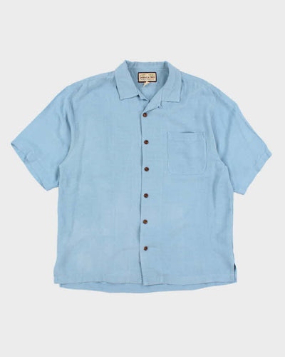 Jamaica Jaxx Blue Silk Shirt - L