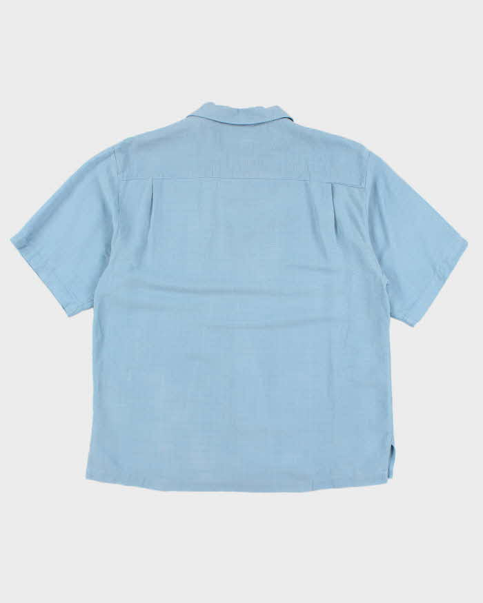 Jamaica Jaxx Blue Silk Shirt - L