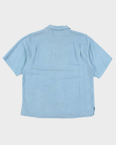 Jamaica Jaxx Blue Silk Shirt - L