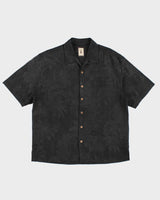 Jamaica Jaxx Black Hawaiian Silk Shirt - L