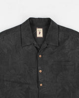 Jamaica Jaxx Black Hawaiian Silk Shirt - L
