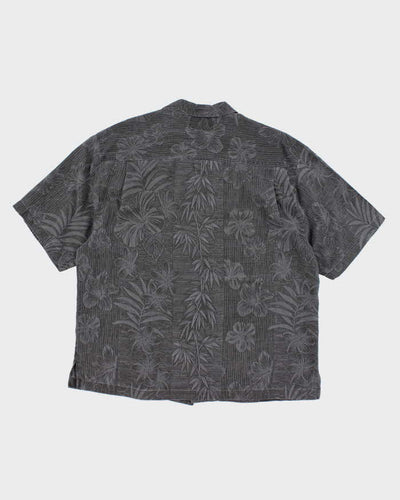 Jamaica Jaxx Grey Hawaiian Silk Shirt - XL