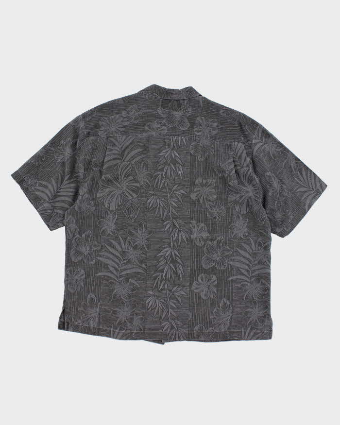 Jamaica Jaxx Grey Hawaiian Silk Shirt - XL
