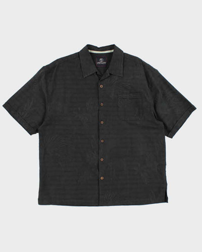 Jamaica Jaxx  Black Hawaiian Silk Shirt - XL
