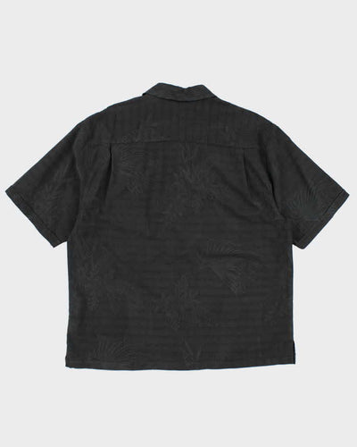 Jamaica Jaxx  Black Hawaiian Silk Shirt - XL