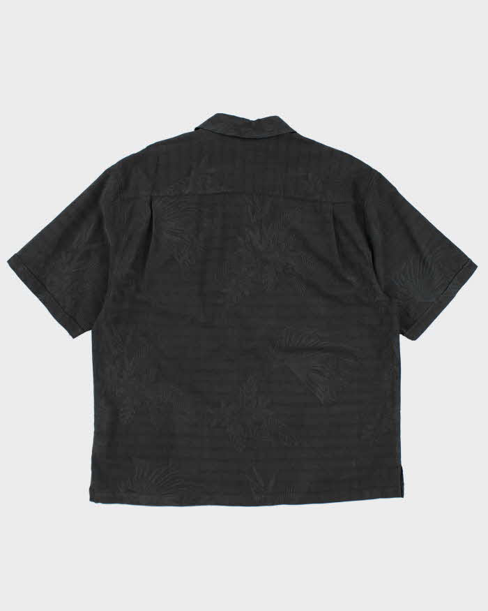 Jamaica Jaxx  Black Hawaiian Silk Shirt - XL
