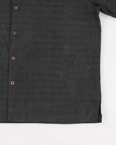 Jamaica Jaxx  Black Hawaiian Silk Shirt - XL