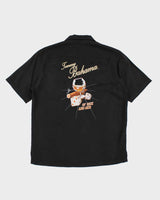 Vintage 90s Tommy Bahama Embroidered Silk Shirt - M