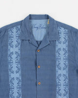 Vintage 90s Tommy Bahama Blue Hawaiian Shirt - S