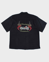Vintage 90s Tommy Bahama x Harley Davidson Silk Shirt - XL