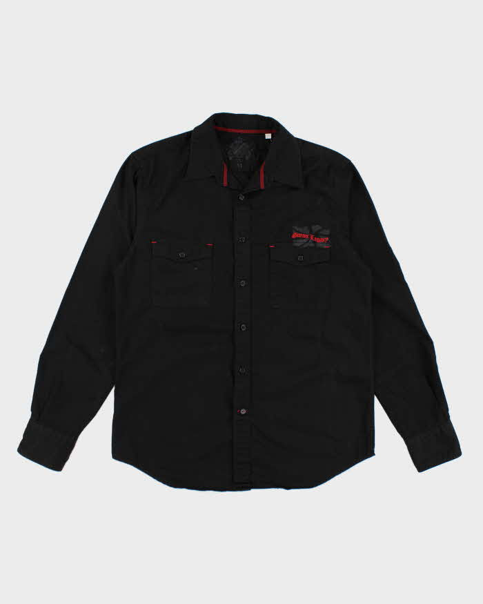 Y2k 00s Guess Legacy Black Shirt - M