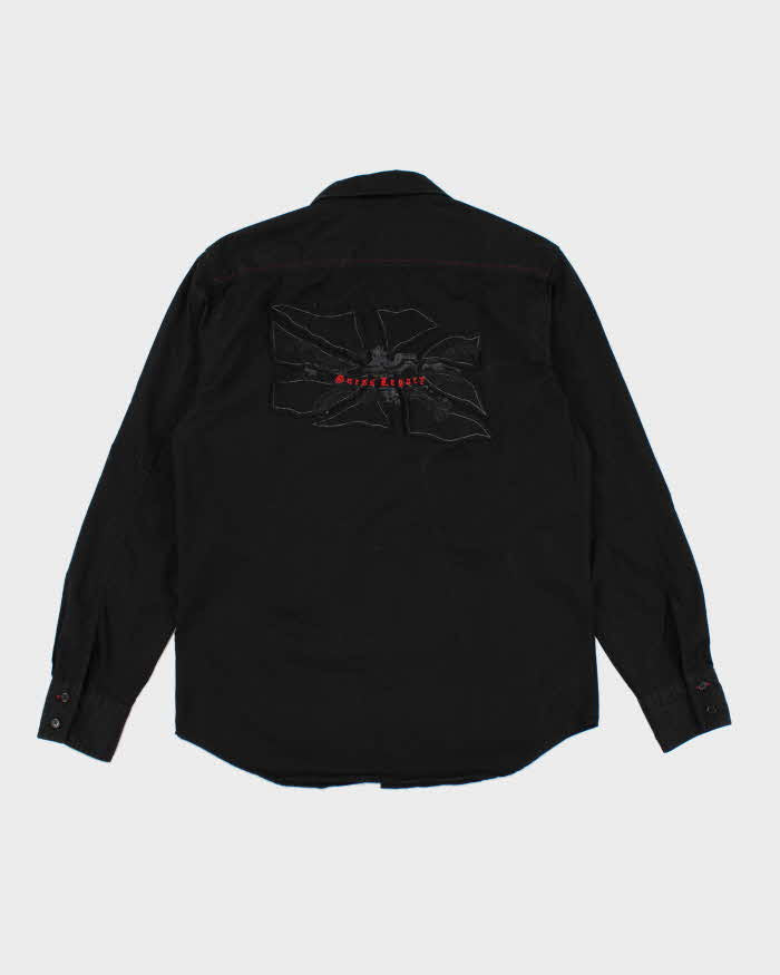Y2k 00s Guess Legacy Black Shirt - M