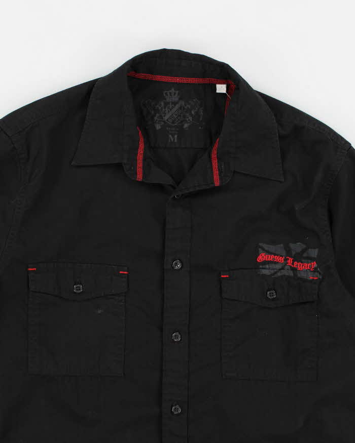 Y2k 00s Guess Legacy Black Shirt - M