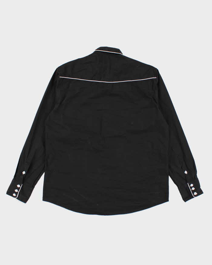 Coofandy Black Western Shirt - L