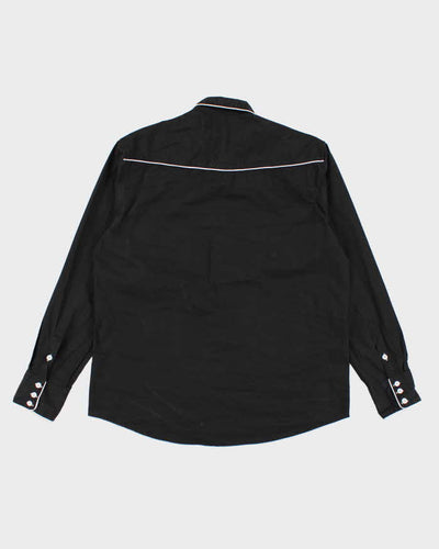Coofandy Black Western Shirt - L