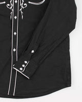 Coofandy Black Western Shirt - L