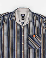 Y2k 00s Dickies Stripe Shirt - M