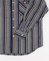 Y2k 00s Dickies Stripe Shirt - M