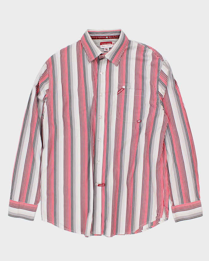 Vintage Y2k 00s Ecko Stripe Shirt - XL