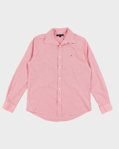Tommy Hilfiger Pink Pin Stripe Shirt - M